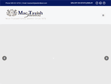 Tablet Screenshot of mactavishjewelers.com